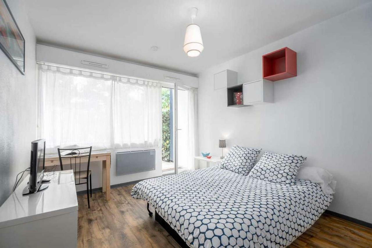 Apartamento Bayonne Et Anglet A Pied - Terrasse Bois Privative Exterior foto